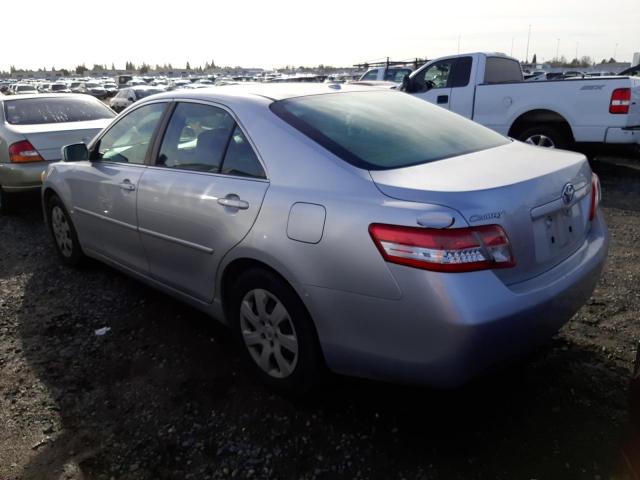 Photo 2 from auction – 2011 TOYOTA CAMRY BASE with VIN JTNBF3EK3B3011722