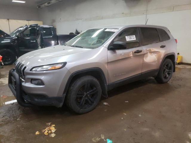 JEEP CHEROKEE S 2015 with VIN 1C4PJMAB9FW672146 - Photo from auction