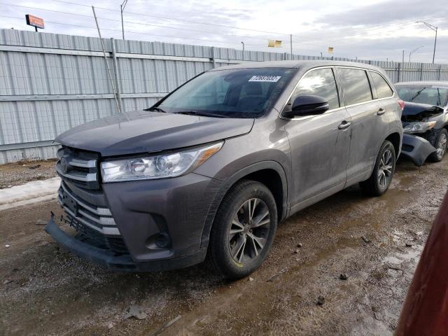 TOYOTA HIGHLANDER 2018 with VIN 5TDZARFH1JS036459 - Photo from auction