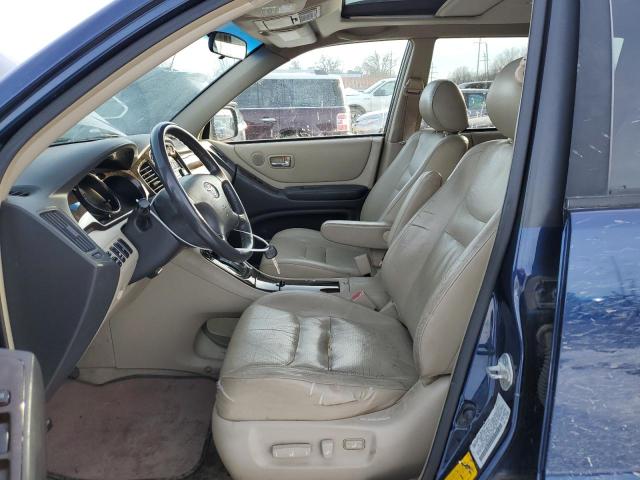 Photo 7 from auction – 2002 TOYOTA HIGHLANDER with VIN JTEHF21A220062132