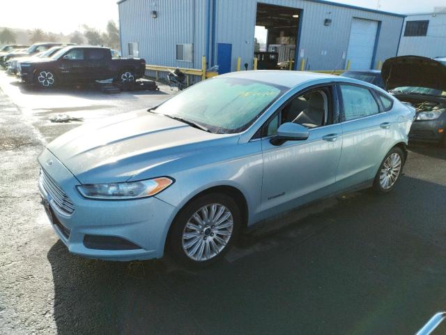 FORD FUSION S H 2014 with VIN 3FA6P0UU2ER142544 - Photo from auction