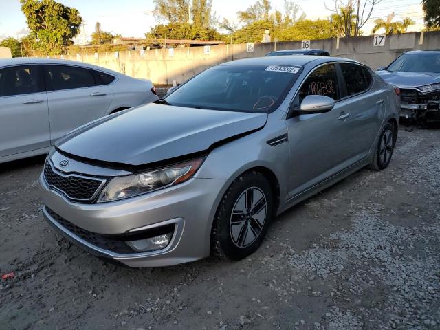 KIA OPTIMA HYB 2012 with VIN KNAGM4AD2C5010741 - Photo from auction
