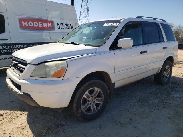 HONDA PILOT EX 2004 with VIN 2HKYF18494H570926 - Photo from auction