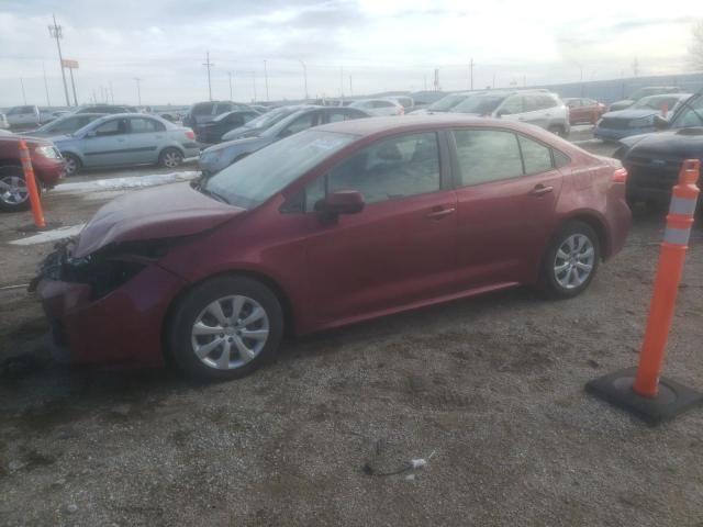 TOYOTA COROLLA LE 2022 with VIN JTDEPMAE4NJ201596 - Photo from auction