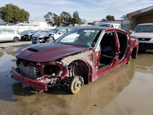 DODGE CHARGER R/ 2018 with VIN 2C3CDXCT4JH163719 - Photo from auction