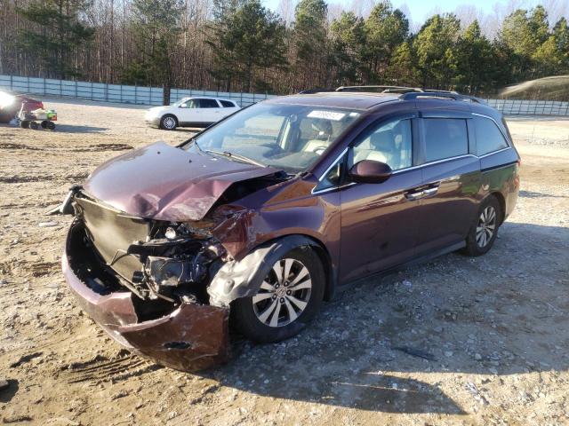 HONDA ODYSSEY EX 2014 with VIN 5FNRL5H6XEB047467 - Photo from auction