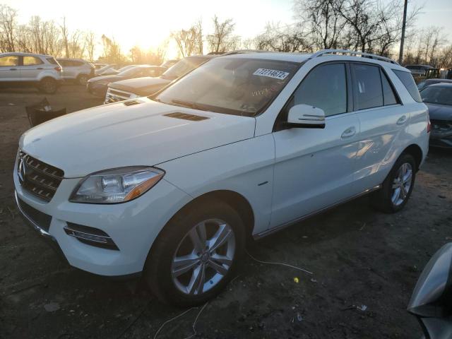 MERCEDES-BENZ ML 350 BLU 2012 with VIN 4JGDA2EB1CA065261 - Photo from auction