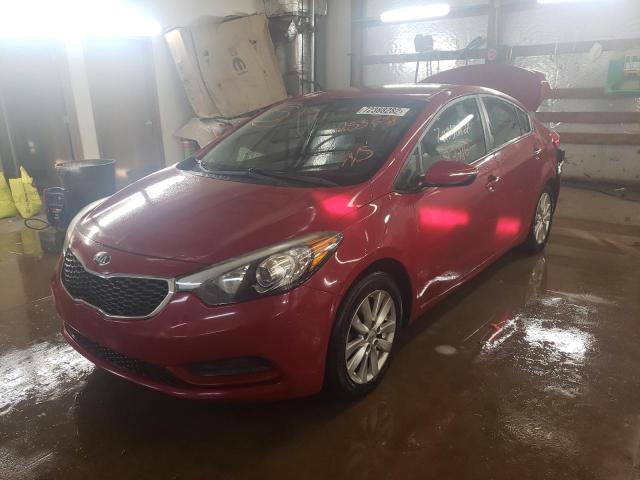 KIA FORTE LX 2015 with VIN KNAFX4A65F5255638 - Photo from auction
