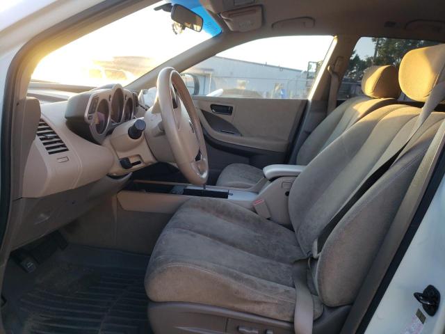Photo 7 from auction – 2005 NISSAN MURANO SL with VIN JN8AZ08TX5W307550