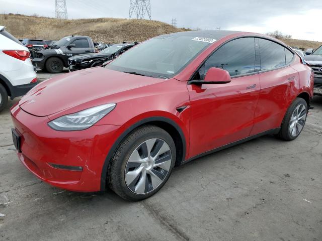 TESLA MODEL Y 2022 with VIN 7SAYGDEE8NF342155 - Photo from auction