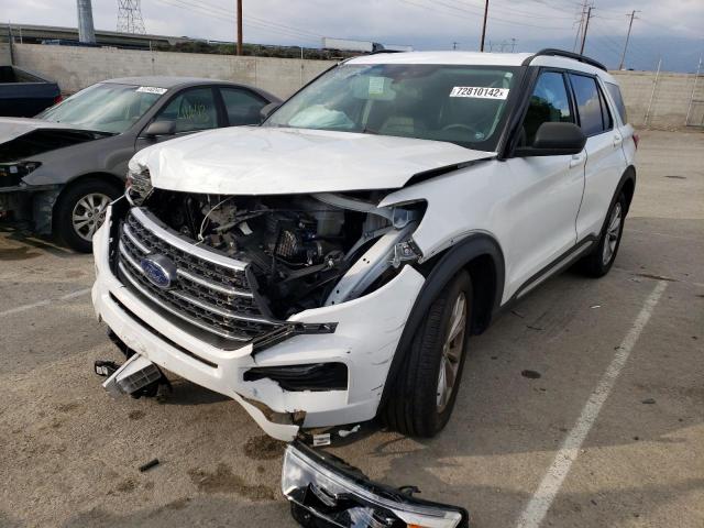 FORD EXPLORER X 2020 with VIN 1FMSK7DH8LGC47124 - Photo from auction