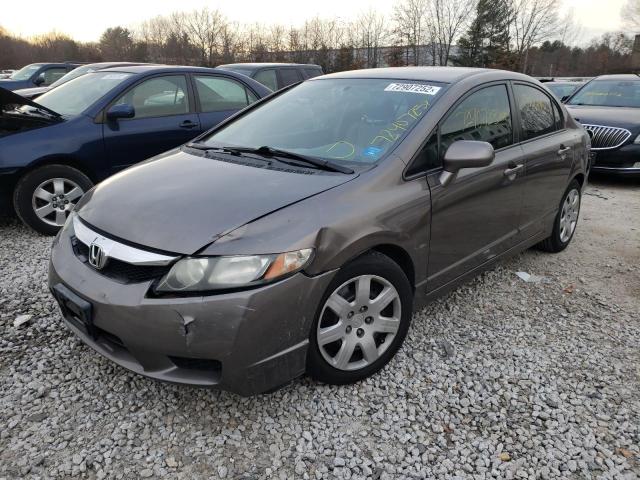 HONDA CIVIC LX 2011 with VIN 2HGFA1F59BH522156 - Photo from auction