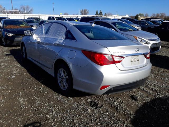 Photo 2 from auction – 2014 HYUNDAI SONATA GLS with VIN 5NPEB4ACXEH906487