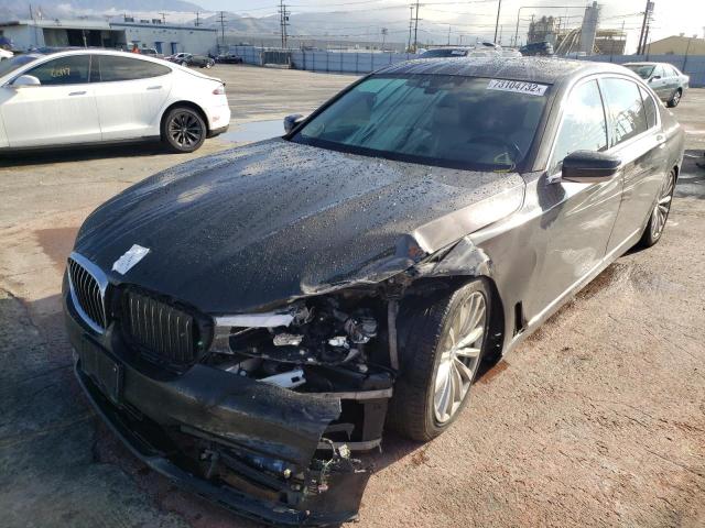BMW 740 I 2016 with VIN WBA7E2C5XGG548377 - Photo from auction