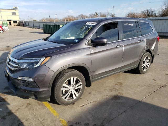 HONDA PILOT EXL 2018 with VIN 5FNYF5H58JB021440 - Photo from auction