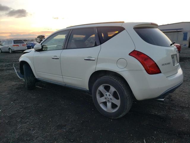 Photo 2 from auction – 2005 NISSAN MURANO SL with VIN JN8AZ08TX5W307550
