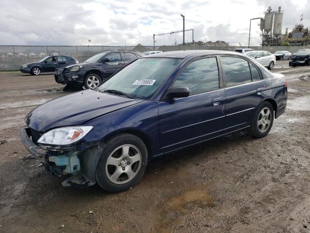 HONDA CIVIC LX 2004 with VIN 2HGES16514H613661 - Photo from auction