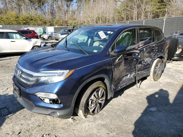 HONDA PILOT EXL 2018 with VIN 5FNYF5H53JB001824 - Photo from auction