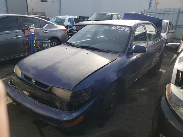 TOYOTA COROLLA DX 1996 with VIN 1NXBB02E1TZ389090 - Photo from auction