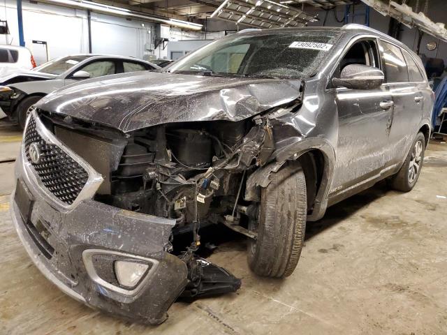 KIA SORENTO EX 2016 with VIN 5XYPHDA56GG132306 - Photo from auction