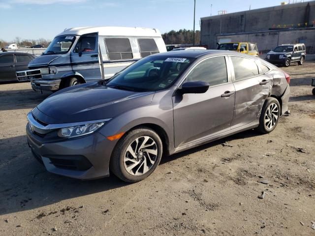 HONDA CIVIC EX 2018 with VIN 2HGFC2F77JH607433 - Photo from auction