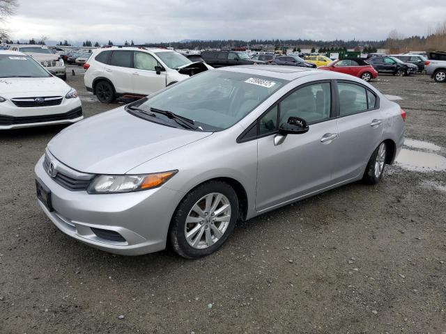 HONDA CIVIC EX 2012 with VIN 19XFB2F84CE322990 - Photo from auction