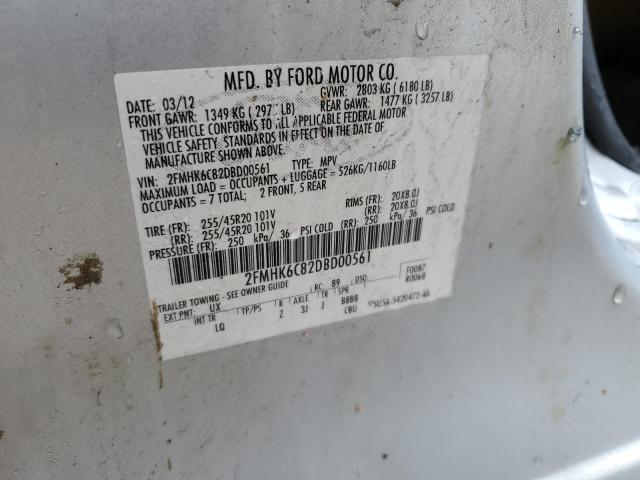 Photo 14 from auction – 2013 FORD FLEX SEL with VIN 2FMHK6C82DBD00561