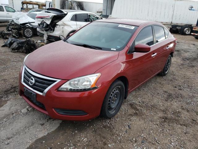 NISSAN SENTRA S 2015 with VIN 3N1AB7AP5FL686313 - Photo from auction