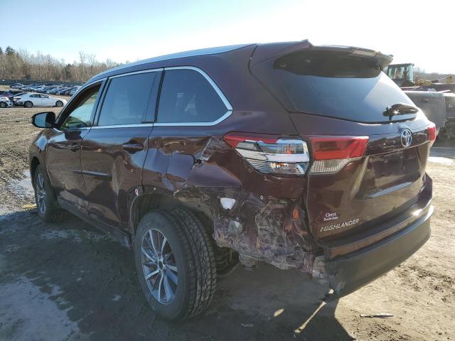 Photo 2 from auction – 2019 TOYOTA HIGHLANDER with VIN 5TDJZRFH3KS987804