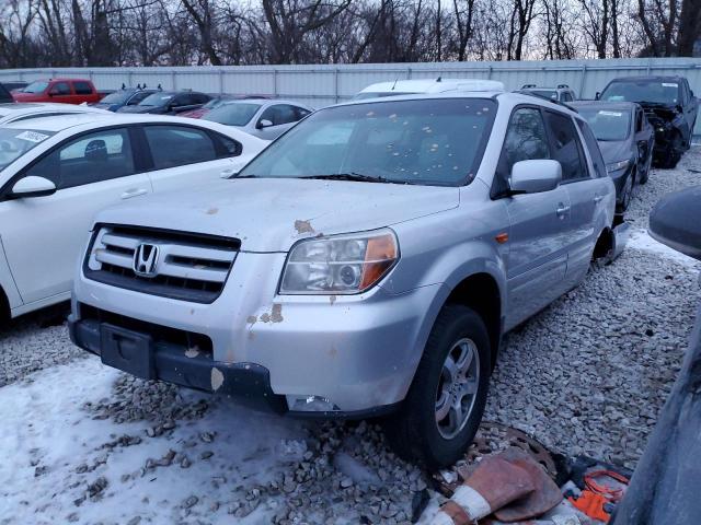 HONDA PILOT EX 2006 with VIN 5FNYF187X6B013955 - Photo from auction