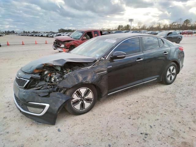 KIA OPTIMA HYB 2013 with VIN KNAGM4AD6D5039774 - Photo from auction