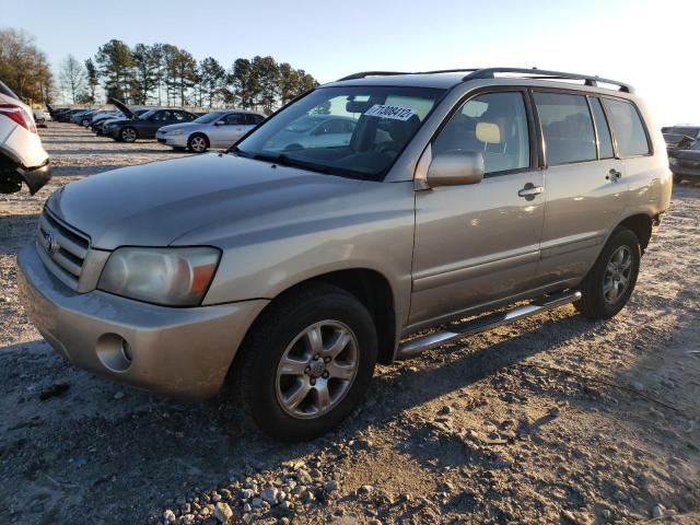TOYOTA HIGHLANDER 2005 with VIN JTEGP21AX50077393 - Photo from auction