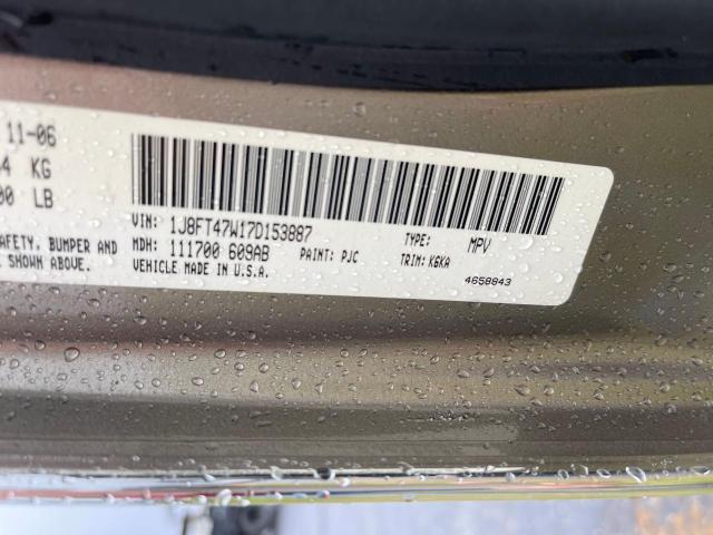 Photo 10 from auction – 2007 JEEP COMPASS with VIN 1J8FT47W17D153887
