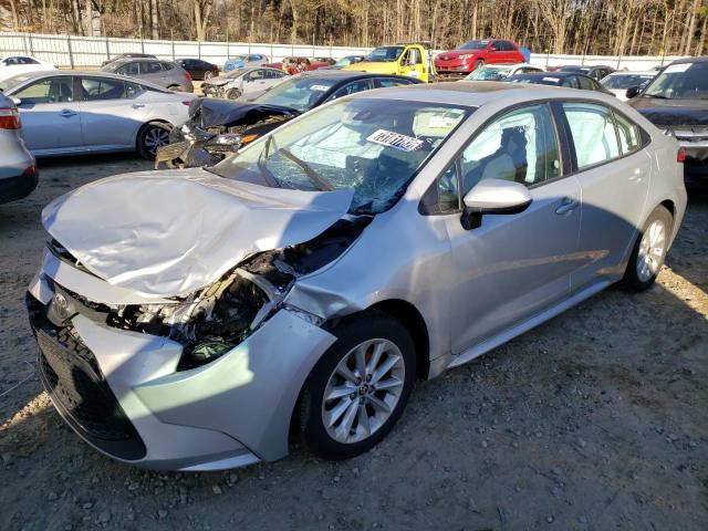 TOYOTA COROLLA LE 2020 with VIN 5YFHPRAE1LP046072 - Photo from auction