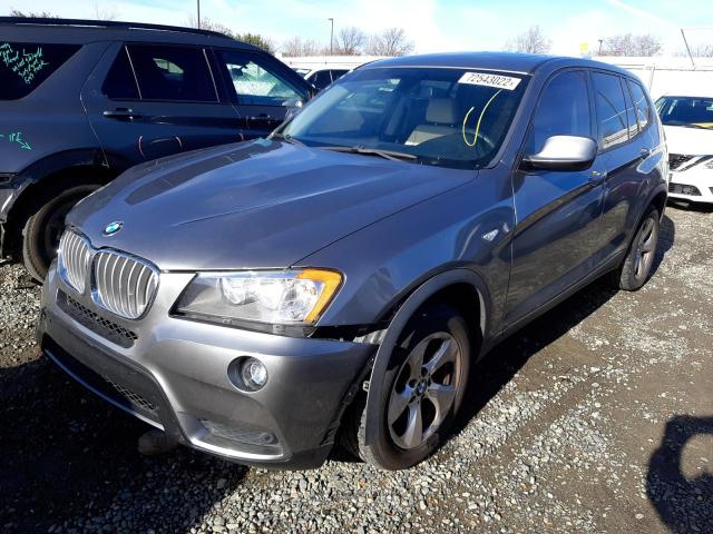 BMW X3 XDRIVE2 2011 with VIN 5UXWX5C58BL702058 - Photo from auction