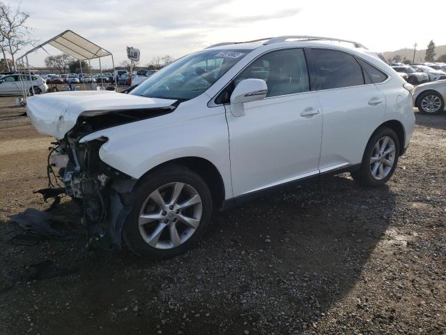 LEXUS RX 350 2010 with VIN JTJBK1BA6A2418063 - Photo from auction