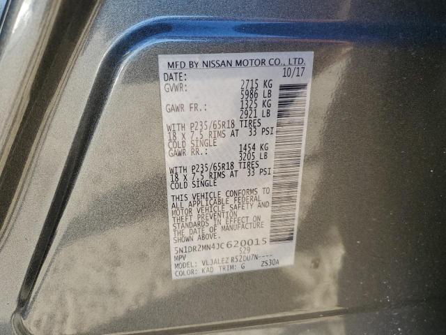 Photo 14 from auction – 2018 NISSAN PATHFINDER with VIN 5N1DR2MN4JC620015