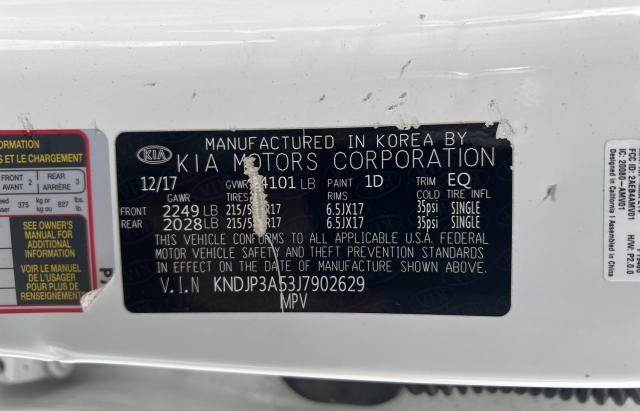 Photo 10 from auction – 2018 KIA SOUL + with VIN KNDJP3A53J7902629