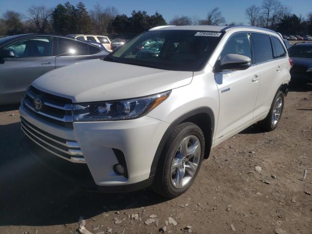 TOYOTA HIGHLANDER 2018 with VIN 5TDDGRFH2JS049780 - Photo from auction
