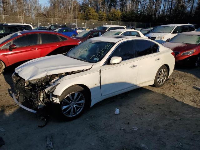 INFINITI Q50 BASE 2014 with VIN JN1BV7AR2EM684858 - Photo from auction