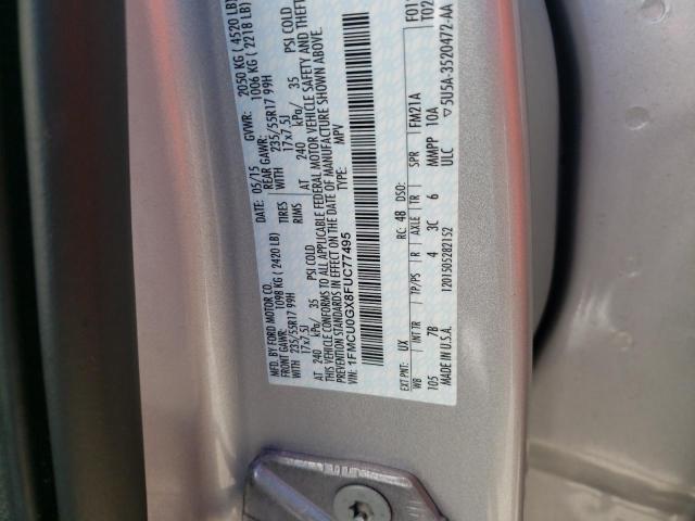 Photo 14 from auction – 2015 FORD ESCAPE SE with VIN 1FMCU0GX8FUC77495