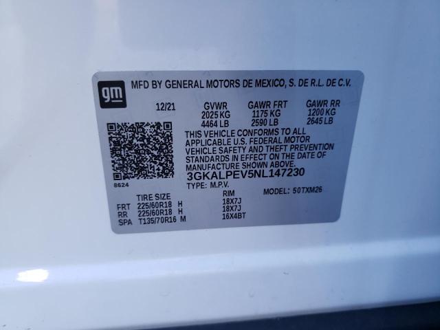 Photo 14 from auction – 2022 GMC TERRAIN SL with VIN 3GKALPEV5NL147230