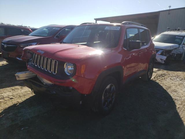 JEEP RENEGADE S 2017 with VIN ZACCJAAB8HPF61262 - Photo from auction