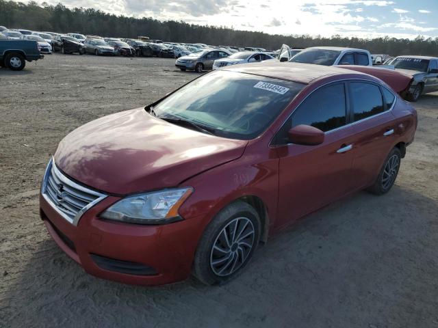 NISSAN SENTRA S 2013 with VIN 3N1AB7AP0DL625142 - Photo from auction