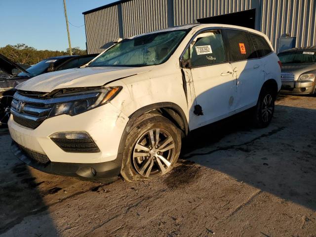 HONDA PILOT EXLN 2018 with VIN 5FNYF5H79JB016295 - Photo from auction
