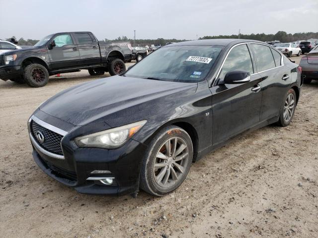 INFINITI Q50 BASE 2014 with VIN JN1BV7APXEM685674 - Photo from auction