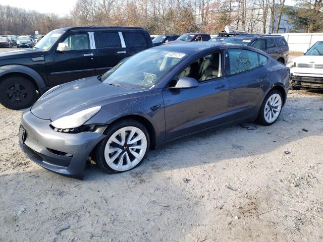 TESLA MODEL 3 2022 with VIN 5YJ3E1EA7NF192077 - Photo from auction