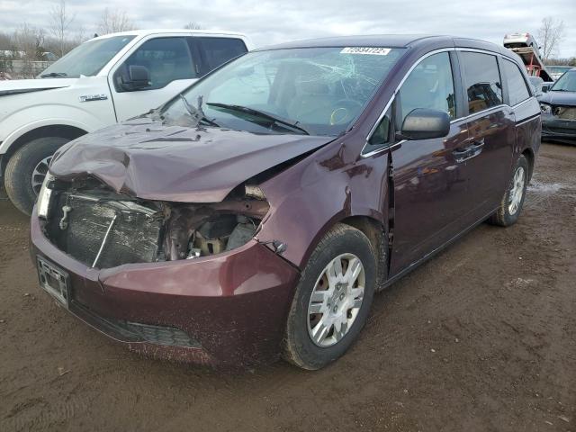 Photo 1 from auction – 2011 HONDA ODYSSEY LX with VIN 5FNRL5H27BB021319