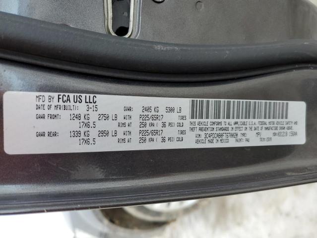 Photo 14 from auction – 2015 DODGE JOURNEY with VIN 3C4PDCAB0FT670020