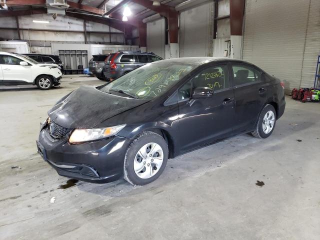 HONDA CIVIC LX 2014 with VIN 2HGFB2F57EH558466 - Photo from auction